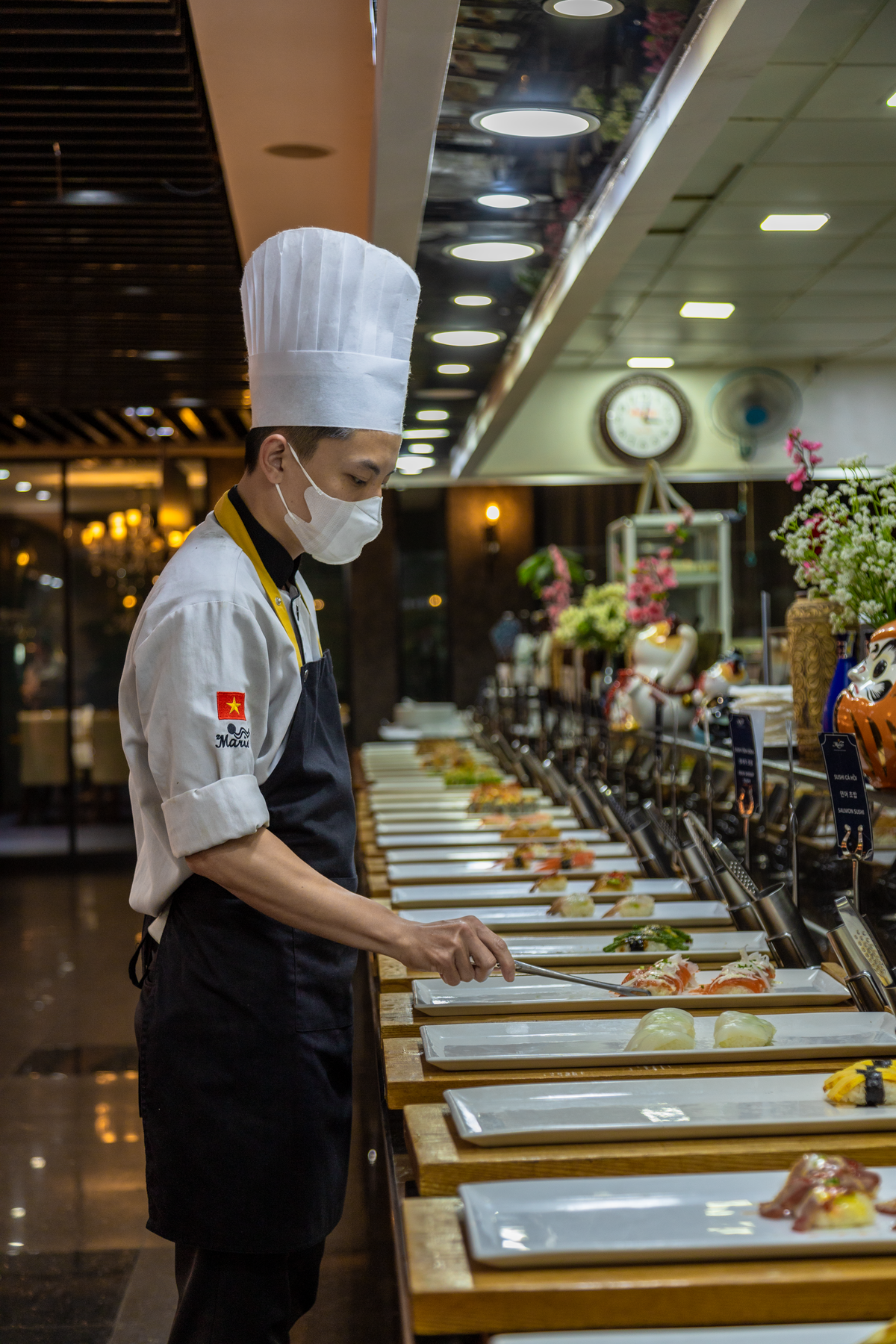 Executive chef at work